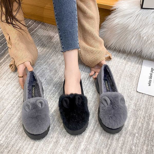 sandals women fluffy plush flat shoes 2022 fashion winter warm plush women's shoes rabbit fur loafers ladies slip on casual cotten shoe, Black
sandals women fluffy plush flat shoes 2022 fashion winter warm plush women's shoes rabbit fur loafers ladies slip on casual cotten shoe, Black