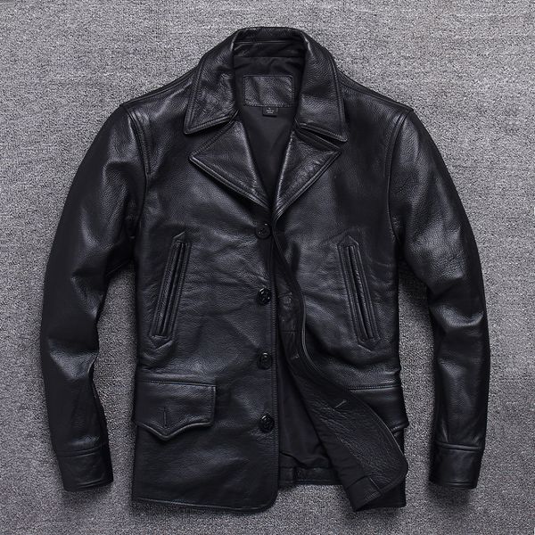 men's leather faux leather long jacket men genuine leather wind coat classic black plus size cowhide jacket casual leather cloth 230208
men's leather faux leather long jacket men genuine leather wind coat classic black plus size cowhide jacket casual leather cloth 230208