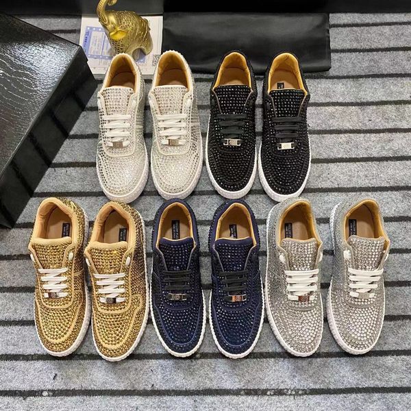 2023 designer fashion rhinestone low shoes casual leisure sneakers sports apply to men and women, Black
2023 designer fashion rhinestone low shoes casual leisure sneakers sports apply to men and women, Black
