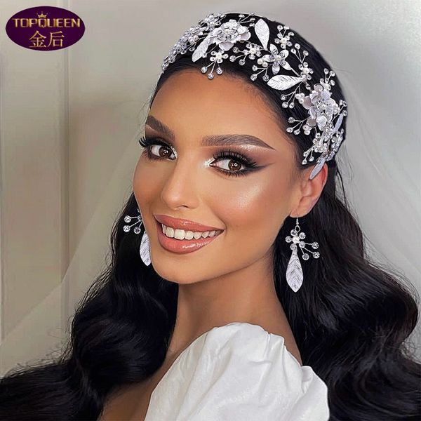 pearl alloy flowers tiara earrigns baroque crystal bridal headwear crown rhinestone with wedding jewelry hair accessories diamond bridal cro, Silver
pearl alloy flowers tiara earrigns baroque crystal bridal headwear crown rhinestone with wedding jewelry hair accessories diamond bridal cro, Silver