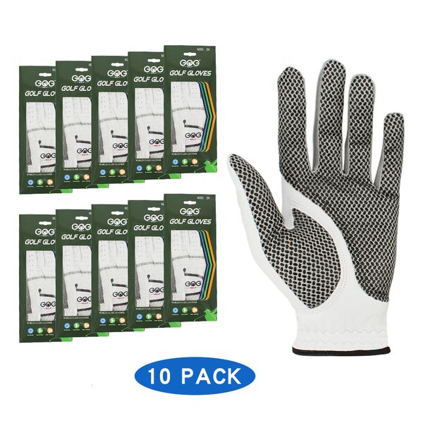 sports gloves 10 pcs mens golf gloves leftright hands golfer branded packaging white leather wholesale 230209, Black
sports gloves 10 pcs mens golf gloves leftright hands golfer branded packaging white leather wholesale 230209, Black