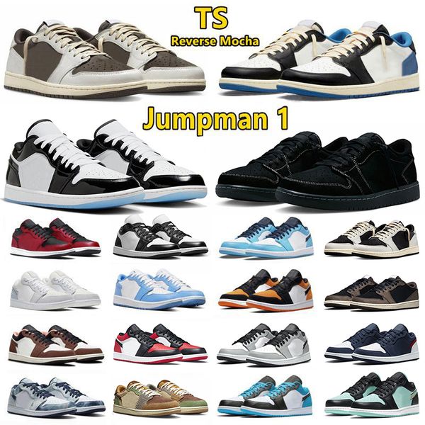 1 low travis scotts basketball shoes men women jordens 1s reverse mocha black phantom wolf grey concord bred shadow toe bulls white camo men
1 low travis scotts basketball shoes men women jordens 1s reverse mocha black phantom wolf grey concord bred shadow toe bulls white camo men
