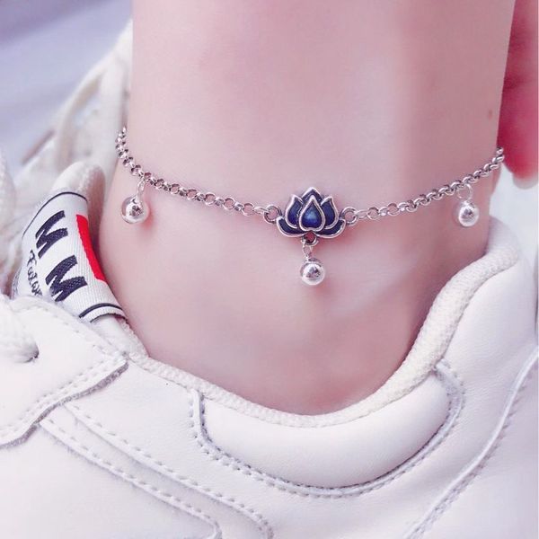 anklets ethnic simple 925 sterling silver beads lotus anklet women's foot chain vintage enamel ankle bracelet jewelry jl008 230209, Red;blue
anklets ethnic simple 925 sterling silver beads lotus anklet women's foot chain vintage enamel ankle bracelet jewelry jl008 230209, Red;blue
