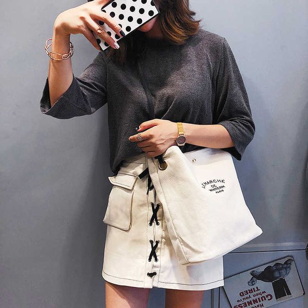 casual canvas shoulder bags pu leather strap female cloth crossbody bag lady fashion simple women handbag tote for girls
casual canvas shoulder bags pu leather strap female cloth crossbody bag lady fashion simple women handbag tote for girls
