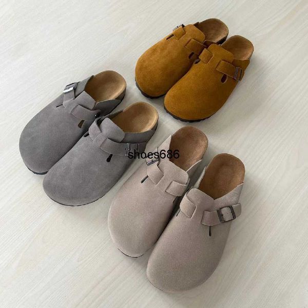 bo genuine leather matte slippers flat half slippers classic casual ins boken cork wrapped slippers, Black
bo genuine leather matte slippers flat half slippers classic casual ins boken cork wrapped slippers, Black