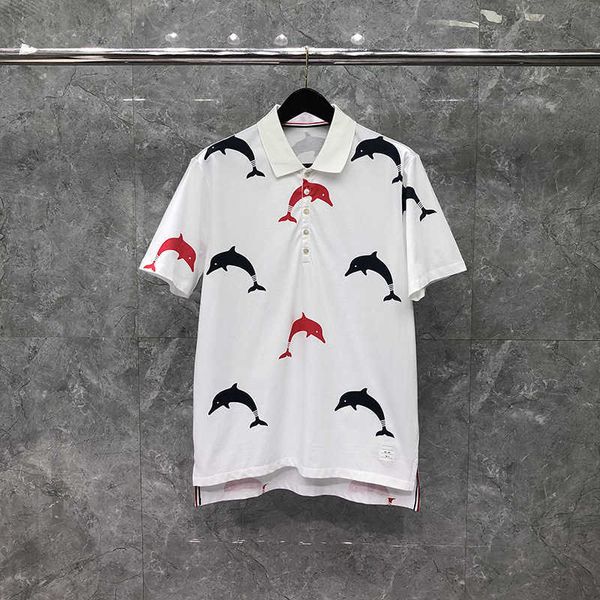 t-shirts tom tee brown short sleeve round neck 23ss stripe leisure casual fashion designer classic polo shirt biovna tb dolphin print cotton, White;black
t-shirts tom tee brown short sleeve round neck 23ss stripe leisure casual fashion designer classic polo shirt biovna tb dolphin print cotton, White;black