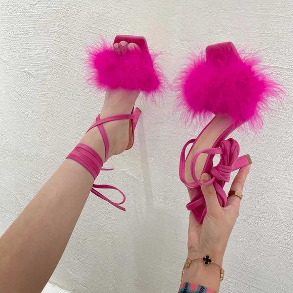 sandals 2021 new black women sandals open toe furry fur summer high-heeled sandals ladies shoes t230208
sandals 2021 new black women sandals open toe furry fur summer high-heeled sandals ladies shoes t230208