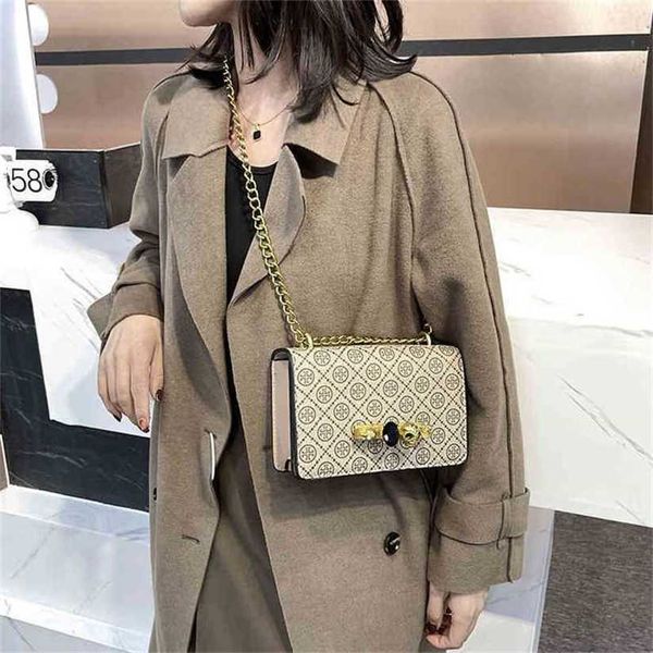 10% off handbag 2023 new bag women's printed square fashionable