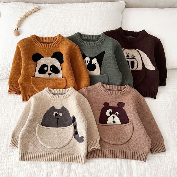 cardigan boys children vintage pullover sweater spring autumn clothes cartoon pocket jumpers girls baby knitwear simple 230208, Blue
cardigan boys children vintage pullover sweater spring autumn clothes cartoon pocket jumpers girls baby knitwear simple 230208, Blue