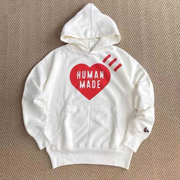 men's hoodies sweatshirts 2023fw human made love print plush hoodies men women real p loose pocket hooded sweatshirt j230208, Black
men's hoodies sweatshirts 2023fw human made love print plush hoodies men women real p loose pocket hooded sweatshirt j230208, Black