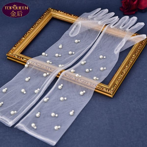 bridal gloves 55cm length long elegant mesh hand sleeve elbow sleeve pealrs beaded tulle bridal wedding party dress long gloves evening wedd, White
bridal gloves 55cm length long elegant mesh hand sleeve elbow sleeve pealrs beaded tulle bridal wedding party dress long gloves evening wedd, White