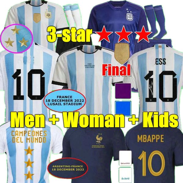 signed 3 star soccer jerseys final 2022 2023 argentina 22 23 alvarez di maria de paul kids men women football shirt fan player mbappe griezm, Black;yellow
signed 3 star soccer jerseys final 2022 2023 argentina 22 23 alvarez di maria de paul kids men women football shirt fan player mbappe griezm, Black;yellow