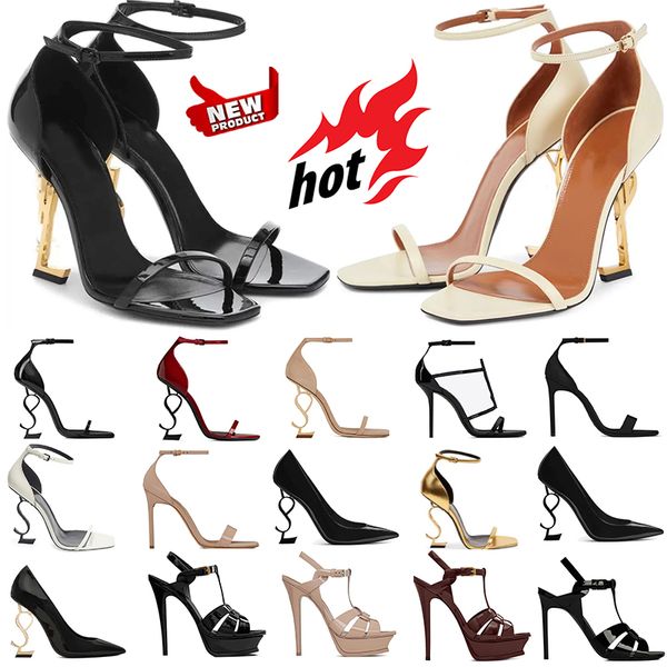 women luxury dress shoes opyum open toe stiletto high heels patent leather lady fashion sandals party wedding office pumps gold tone triple, Black
women luxury dress shoes opyum open toe stiletto high heels patent leather lady fashion sandals party wedding office pumps gold tone triple, Black