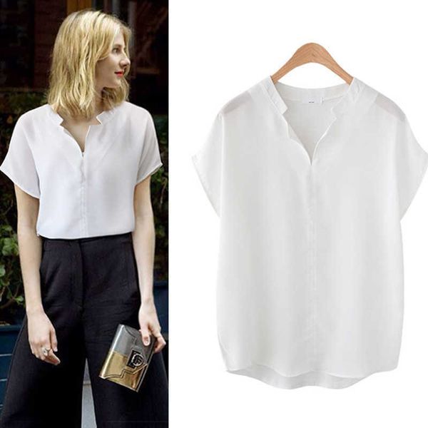 women's t-shirt summer women blouse shirt short-sleeve black white ladies chiffon soft breathable female casual clothes plus size 5xl y
women's t-shirt summer women blouse shirt short-sleeve black white ladies chiffon soft breathable female casual clothes plus size 5xl y