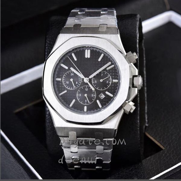 vk quartz battery chronograph men's watch 42mm 904l stainless steel designer classic fashion sapphire glass luminous waterproof montre, Slivery;brown
vk quartz battery chronograph men's watch 42mm 904l stainless steel designer classic fashion sapphire glass luminous waterproof montre, Slivery;brown