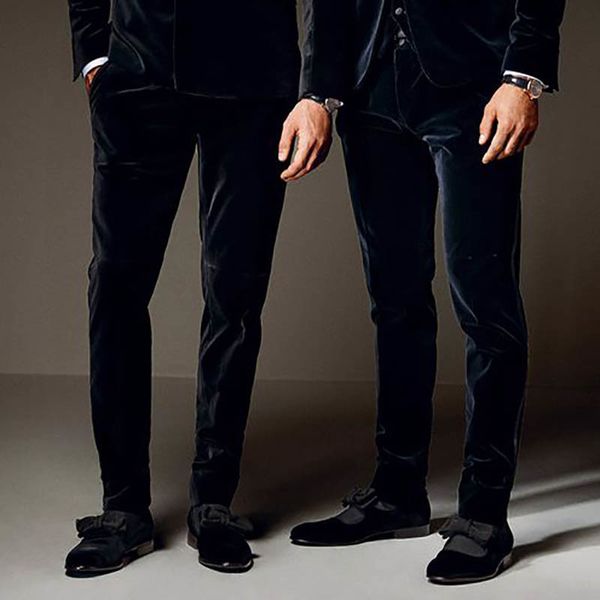 mens pants classic velvet black suit oversize formal business casual trousers custom made slim fit plus size 230209
mens pants classic velvet black suit oversize formal business casual trousers custom made slim fit plus size 230209
