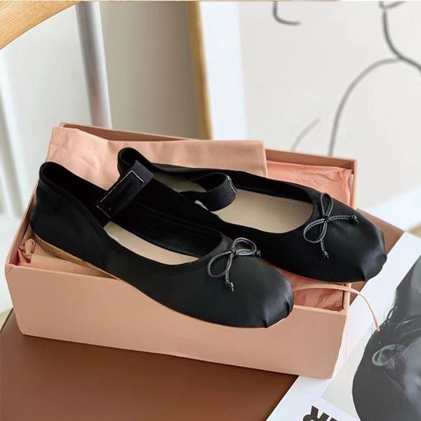 2022 new ballet miu shoes women satin bow comfort and leisure loafer flat dance shoe ladies girl holiday stretch mary jane shoes 27ae, Black
2022 new ballet miu shoes women satin bow comfort and leisure loafer flat dance shoe ladies girl holiday stretch mary jane shoes 27ae, Black