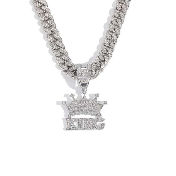pendant necklaces diamond cuban chain new hip hop king crown pendant jewelry men and women accessories fashion brand necklace, Silver
pendant necklaces diamond cuban chain new hip hop king crown pendant jewelry men and women accessories fashion brand necklace, Silver