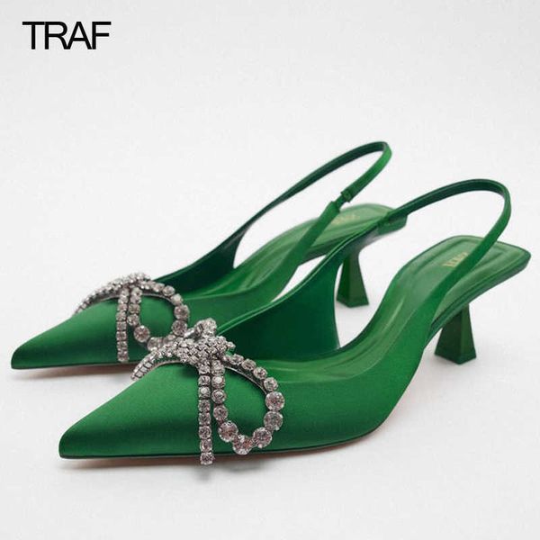 sandals traf women pumps heel shoe rhinestone bow heels green butterfly high heels women's wedding pumps fashion woman summer 2022 g230, Black
sandals traf women pumps heel shoe rhinestone bow heels green butterfly high heels women's wedding pumps fashion woman summer 2022 g230, Black