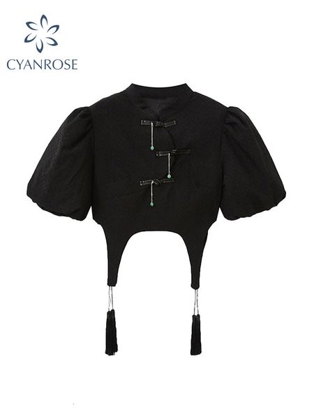 women s blouses shirts summer crop loose casual women puff sleeve turtleneck gothic vintage harajuku fashion chinese style blouse 230208, White
women s blouses shirts summer crop loose casual women puff sleeve turtleneck gothic vintage harajuku fashion chinese style blouse 230208, White