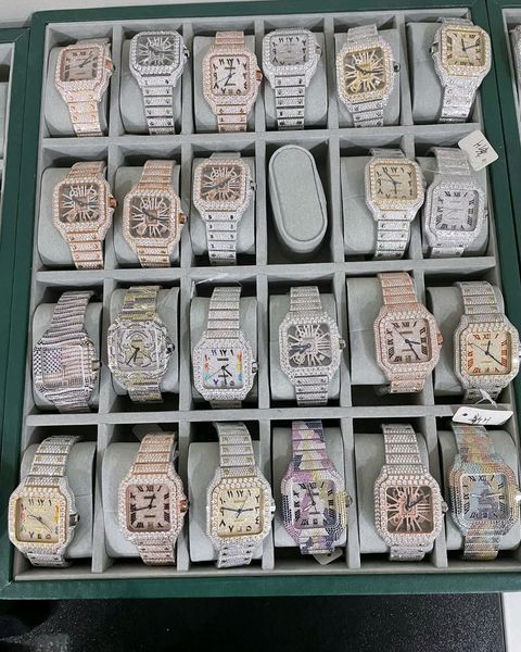 d27 luxury mens watches 4130 movement watches for men 3255 montre de luxe mosang stone iced moissanite watch diamond watchs wristwatch mecha, Slivery;golden
d27 luxury mens watches 4130 movement watches for men 3255 montre de luxe mosang stone iced moissanite watch diamond watchs wristwatch mecha, Slivery;golden