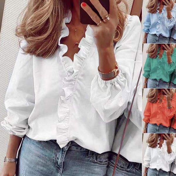 women's blouses shirts spring chiffon ruffles women shirt plus size 4xl 5xl blouses floral long sleeve loose female white clothing blus
women's blouses shirts spring chiffon ruffles women shirt plus size 4xl 5xl blouses floral long sleeve loose female white clothing blus