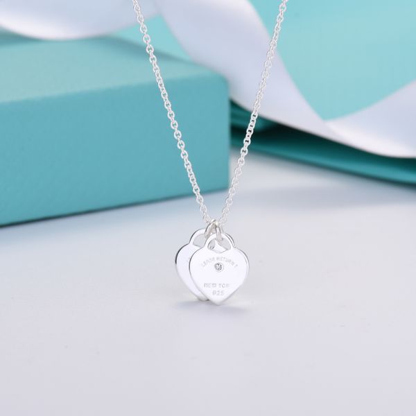 original gift box love necklace 925 silver pendant necklaces female jewelry tif exquisite craftsmanship &official logo classic 2 hearts luxu
original gift box love necklace 925 silver pendant necklaces female jewelry tif exquisite craftsmanship &official logo classic 2 hearts luxu
