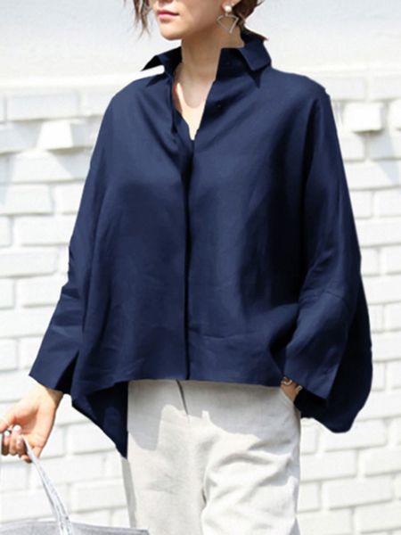 women's blouses shirts casual long sleeve shirts women blouse vonda lapel ol style elegant tunic oversized casual solid loose party bl, White
women's blouses shirts casual long sleeve shirts women blouse vonda lapel ol style elegant tunic oversized casual solid loose party bl, White