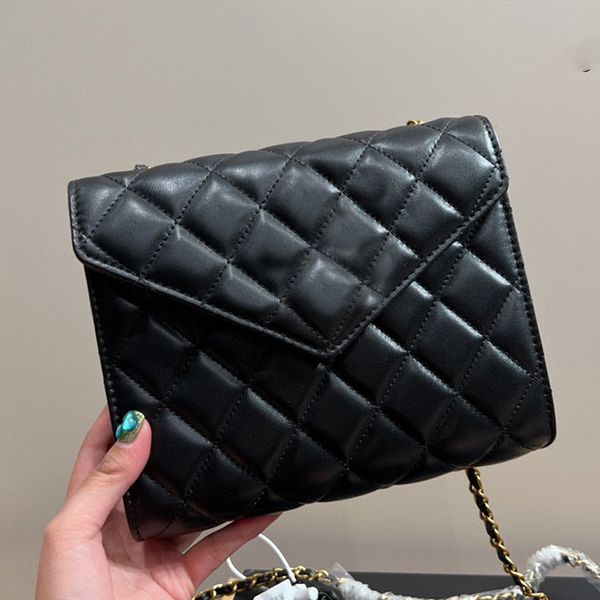 5a designer bag diamond lattice gold letter logo women envelope handbag fashion chain mini coin purse
5a designer bag diamond lattice gold letter logo women envelope handbag fashion chain mini coin purse