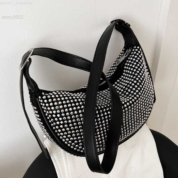luxury zircon pu leather shoulder crossbody half moon bags for women 2022 women's designer small handbag female trend armpit bag
luxury zircon pu leather shoulder crossbody half moon bags for women 2022 women's designer small handbag female trend armpit bag
