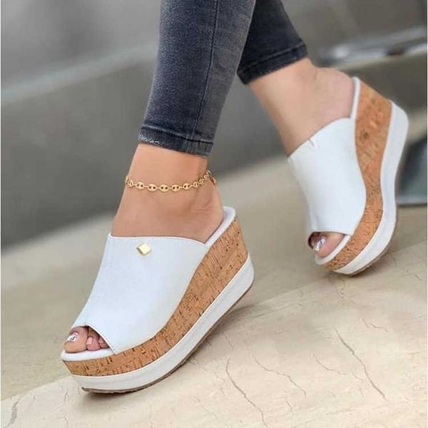 sandals women summer peep toe wedges heeled sandals platform shoes casual ladies outdoor slippers beach shoes fashion slides sandalias t2302, Black
sandals women summer peep toe wedges heeled sandals platform shoes casual ladies outdoor slippers beach shoes fashion slides sandalias t2302, Black