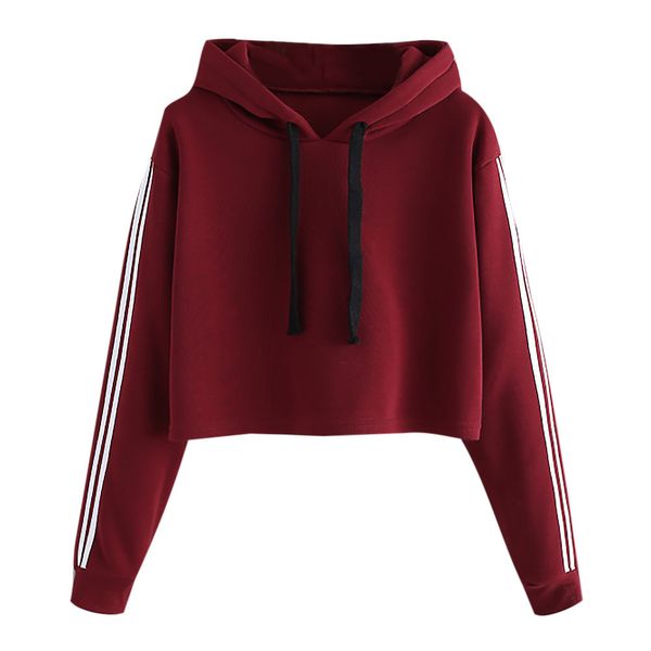 women s t shirt autumn winter cropped hood women solid drawstring hoodie hooded long sleeve sweatershirt streetwear female hoodies 40 230208, White
women s t shirt autumn winter cropped hood women solid drawstring hoodie hooded long sleeve sweatershirt streetwear female hoodies 40 230208, White