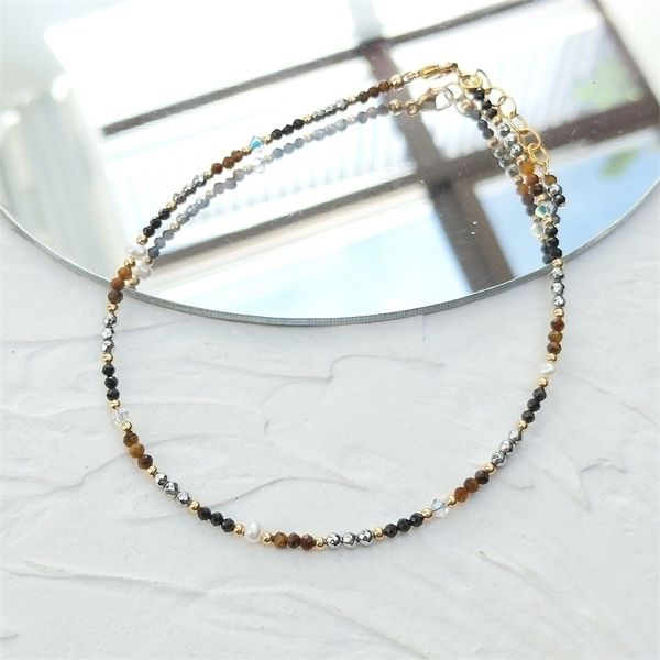 anklets lii ji black spinel tiger eye hematite pearl 14k gold filled anklet natural stone 2mm tiny size sparkling handmade jewelry 230209, Red;blue
anklets lii ji black spinel tiger eye hematite pearl 14k gold filled anklet natural stone 2mm tiny size sparkling handmade jewelry 230209, Red;blue
