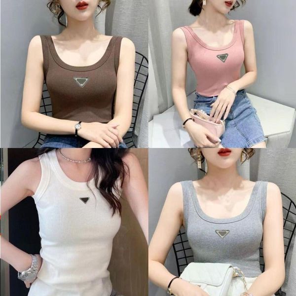 women t shirts 2023 womens t shirts sleeveless woman fashion vests summer tanks camis tees vest short shirt ice silk ubthv, White
women t shirts 2023 womens t shirts sleeveless woman fashion vests summer tanks camis tees vest short shirt ice silk ubthv, White