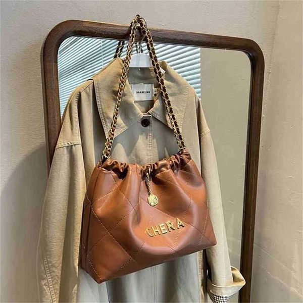 24% off handbag 2023 new bag women's lingge large letter handheld