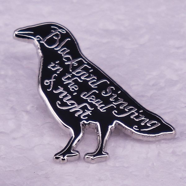black bird singing in the dead of night brooch cute anime movies games hard enamel pins collect metal cartoon brooch backpack hat bag collar, Blue
black bird singing in the dead of night brooch cute anime movies games hard enamel pins collect metal cartoon brooch backpack hat bag collar, Blue