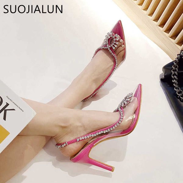 sandals suojialun brand women sandal shoes fashion bling crystal ladies elegant slingback shoes pvc thin high heel party dress shoes t230208, Black
sandals suojialun brand women sandal shoes fashion bling crystal ladies elegant slingback shoes pvc thin high heel party dress shoes t230208, Black