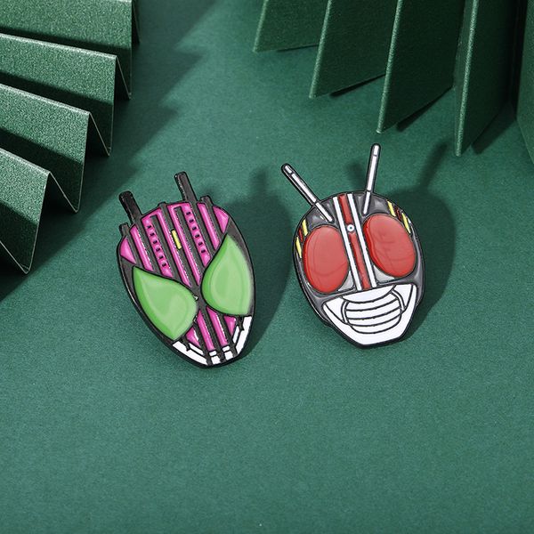 creative cartoon kamen rider brooches for women badge anime alloy pins ins student clothes accessories, Gray
creative cartoon kamen rider brooches for women badge anime alloy pins ins student clothes accessories, Gray