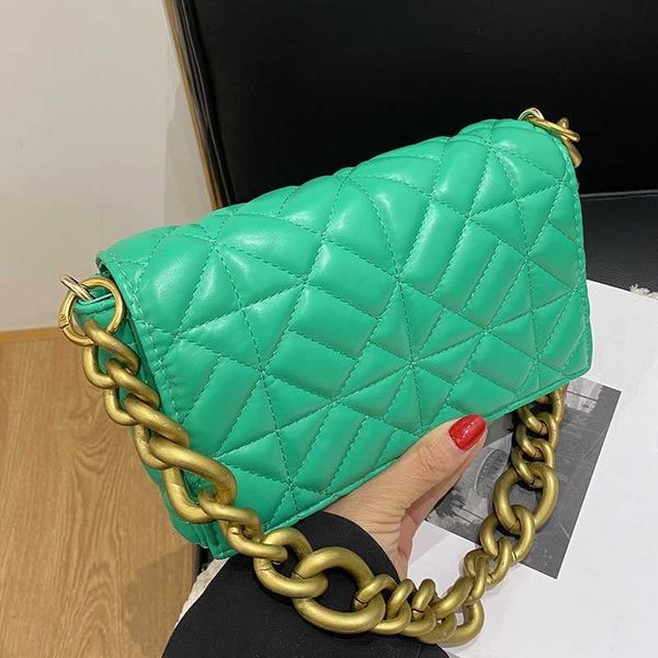 brand designer women soft pu leather thick chain shoulder bag purses and handbag green blue chic clutch armpit bags
brand designer women soft pu leather thick chain shoulder bag purses and handbag green blue chic clutch armpit bags