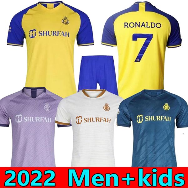 22 23 ronaldos al nassr fc soccer jerseys #7 2022 2023 home yellow away martinez aboubakar talisca ghislain gonzalo men kid kits socks full, Black;yellow
22 23 ronaldos al nassr fc soccer jerseys #7 2022 2023 home yellow away martinez aboubakar talisca ghislain gonzalo men kid kits socks full, Black;yellow