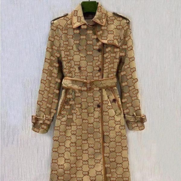 women's trench coats b8678 autumn womens trench coats designer luxury women windbreaker body letter print jacket loose belt coat female, Black
women's trench coats b8678 autumn womens trench coats designer luxury women windbreaker body letter print jacket loose belt coat female, Black