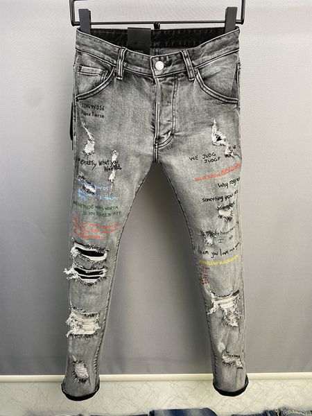 men's jeans denim cool guy designer jeans embroidery pants fashion holes trouser italy size 44-52 d2 dsq icon gg 8879, Blue
men's jeans denim cool guy designer jeans embroidery pants fashion holes trouser italy size 44-52 d2 dsq icon gg 8879, Blue