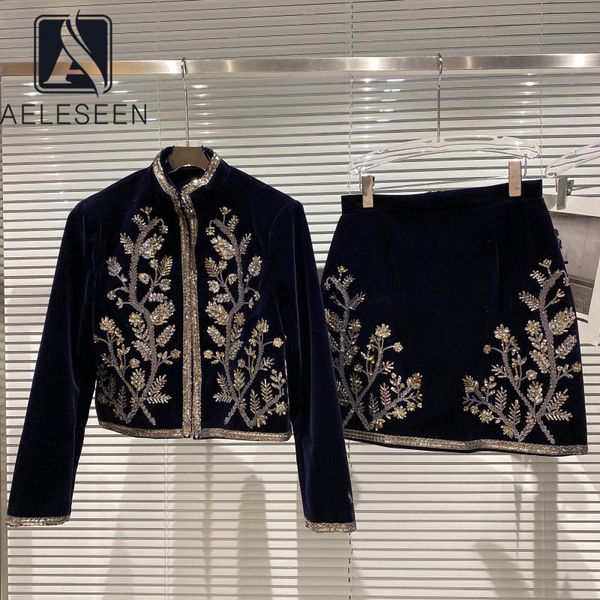 two piece dress aeleseen fashion designer autumn winter velvet suit women jacketmini skirt vintage beading crystal embroidery set 230209, White
two piece dress aeleseen fashion designer autumn winter velvet suit women jacketmini skirt vintage beading crystal embroidery set 230209, White