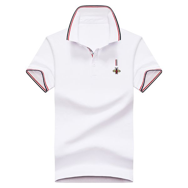 summer men polo shirt embroidered cotton polos men casual fashion business solid color shirts men big size, White;black
summer men polo shirt embroidered cotton polos men casual fashion business solid color shirts men big size, White;black