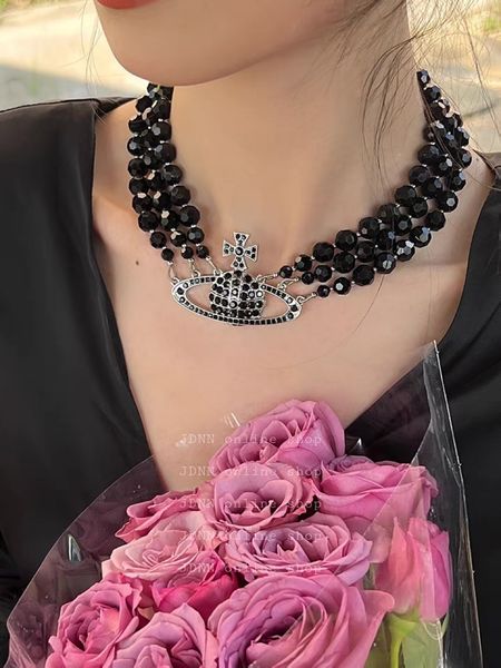 strands strings fashion black crystal threelayer necklace female personality temperament threecircle black pearl planet clavicle ch 230209
strands strings fashion black crystal threelayer necklace female personality temperament threecircle black pearl planet clavicle ch 230209