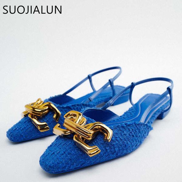 sandals suojialun 2022 spring new brand women sandal fashion buckle shallow ladies elegant blue mules flat heel female dress slides shoe t23, Black
sandals suojialun 2022 spring new brand women sandal fashion buckle shallow ladies elegant blue mules flat heel female dress slides shoe t23, Black