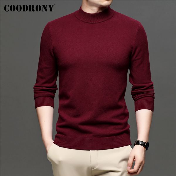 men's sweaters coodrony autumn winter sweater men thick warm mock neck pullover pure color turtleneck knitwear mens casual brand clothi, White;black
men's sweaters coodrony autumn winter sweater men thick warm mock neck pullover pure color turtleneck knitwear mens casual brand clothi, White;black