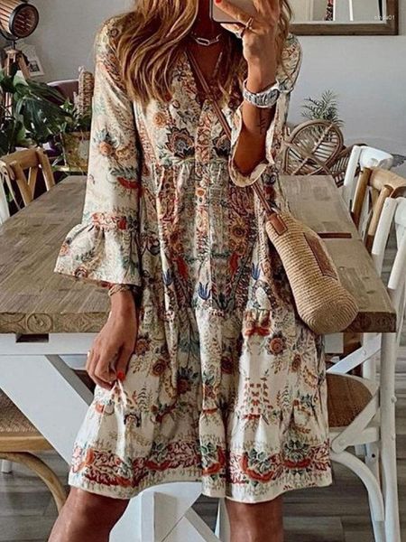 casual dresses vintage dress women long sleeve beach ladies mini retro printed short sunderss v-neck party vestido mujer, Black;gray
casual dresses vintage dress women long sleeve beach ladies mini retro printed short sunderss v-neck party vestido mujer, Black;gray