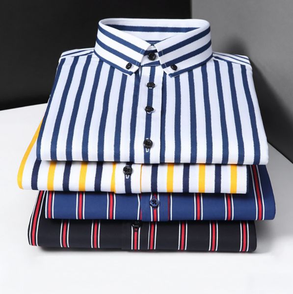 men's casual shirts stripe spring mens long sleeve business casuals high elastic scaldingfor men plus size 230209, White;black
men's casual shirts stripe spring mens long sleeve business casuals high elastic scaldingfor men plus size 230209, White;black