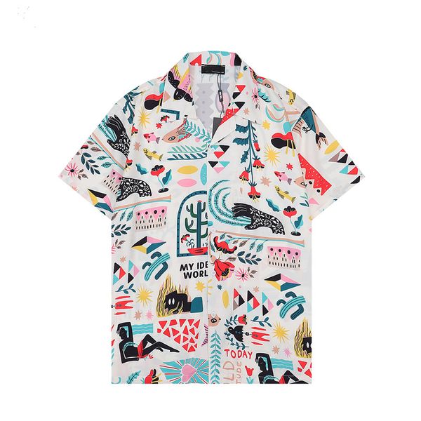 2023 designer shirt mens fashion geometric print bowling shirt hawaiian flower casual shirt men slim fitting short sleeve versatile t-shirt, White;black
2023 designer shirt mens fashion geometric print bowling shirt hawaiian flower casual shirt men slim fitting short sleeve versatile t-shirt, White;black